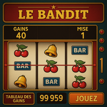 Winningz - Le Bandit - Machine à sous